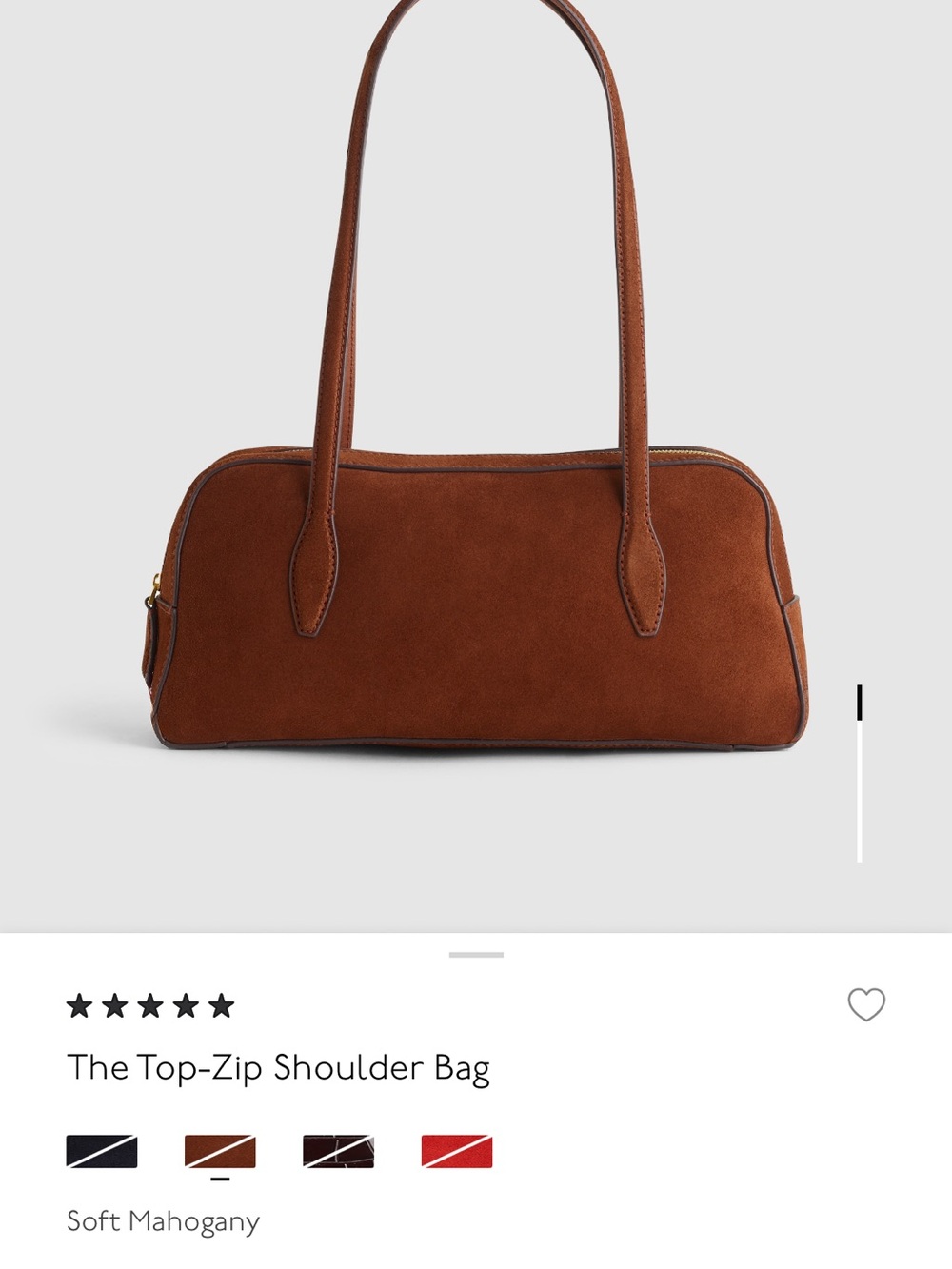 Madewell Brown Suede Shoulder Bag - Picture 6 of 6